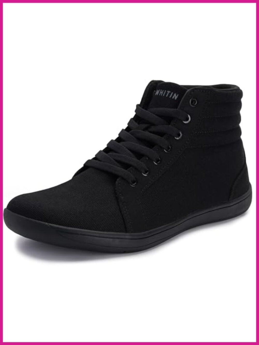 Men's Wide Hi-Top Minimalist Barefoot Shoes Ankle Support Sneakers